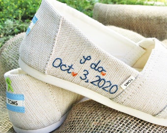 lace toms wedding shoes
