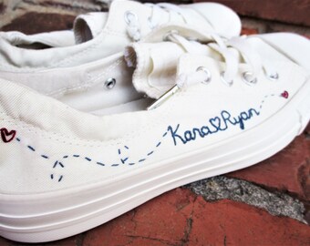 custom low top converse