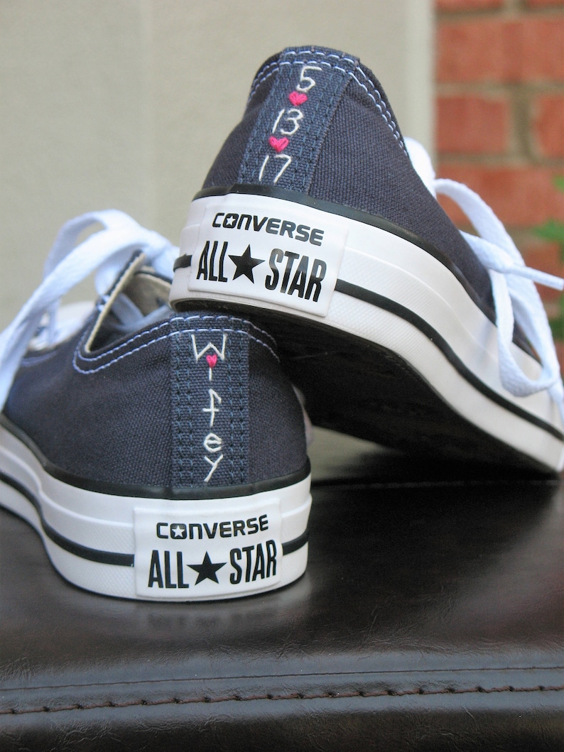 Custom Wedding Converse Custom Converse Custom Chuck - Etsy