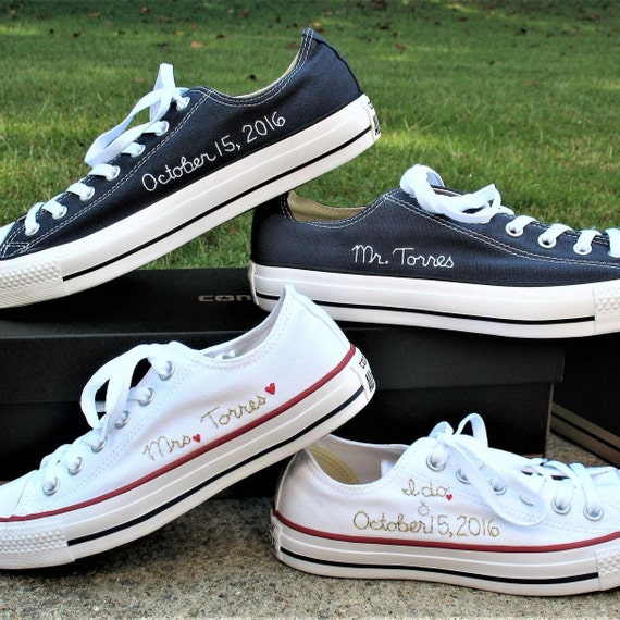custom chuck taylors wedding