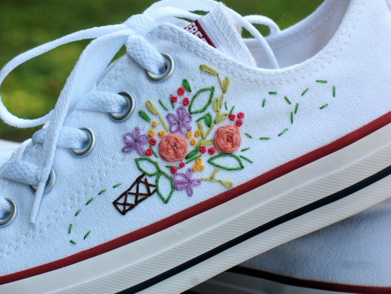 custom embroidered converse