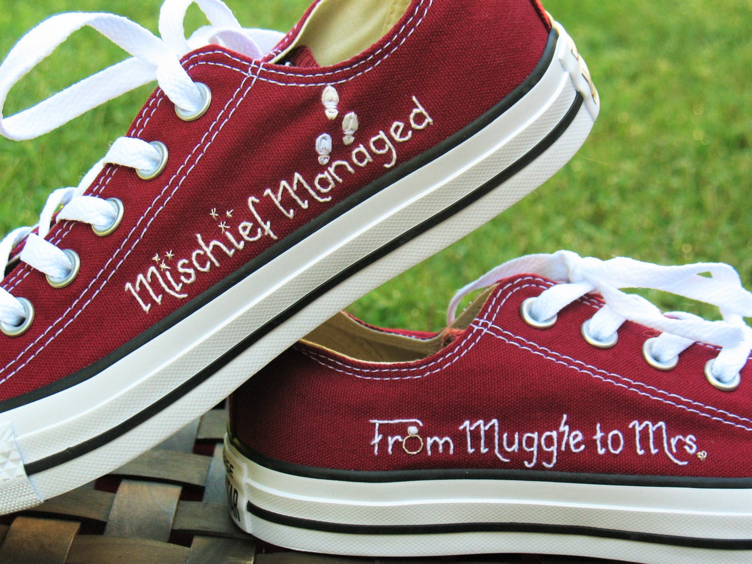 mischief shoes satin shoes