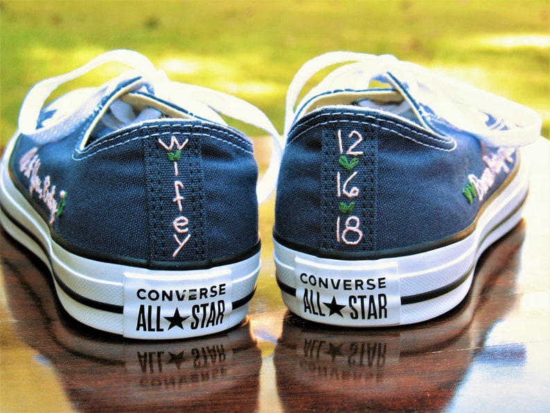 custom chuck taylors wedding