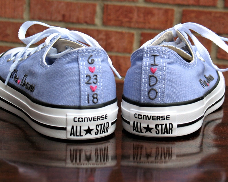 custom converse with text