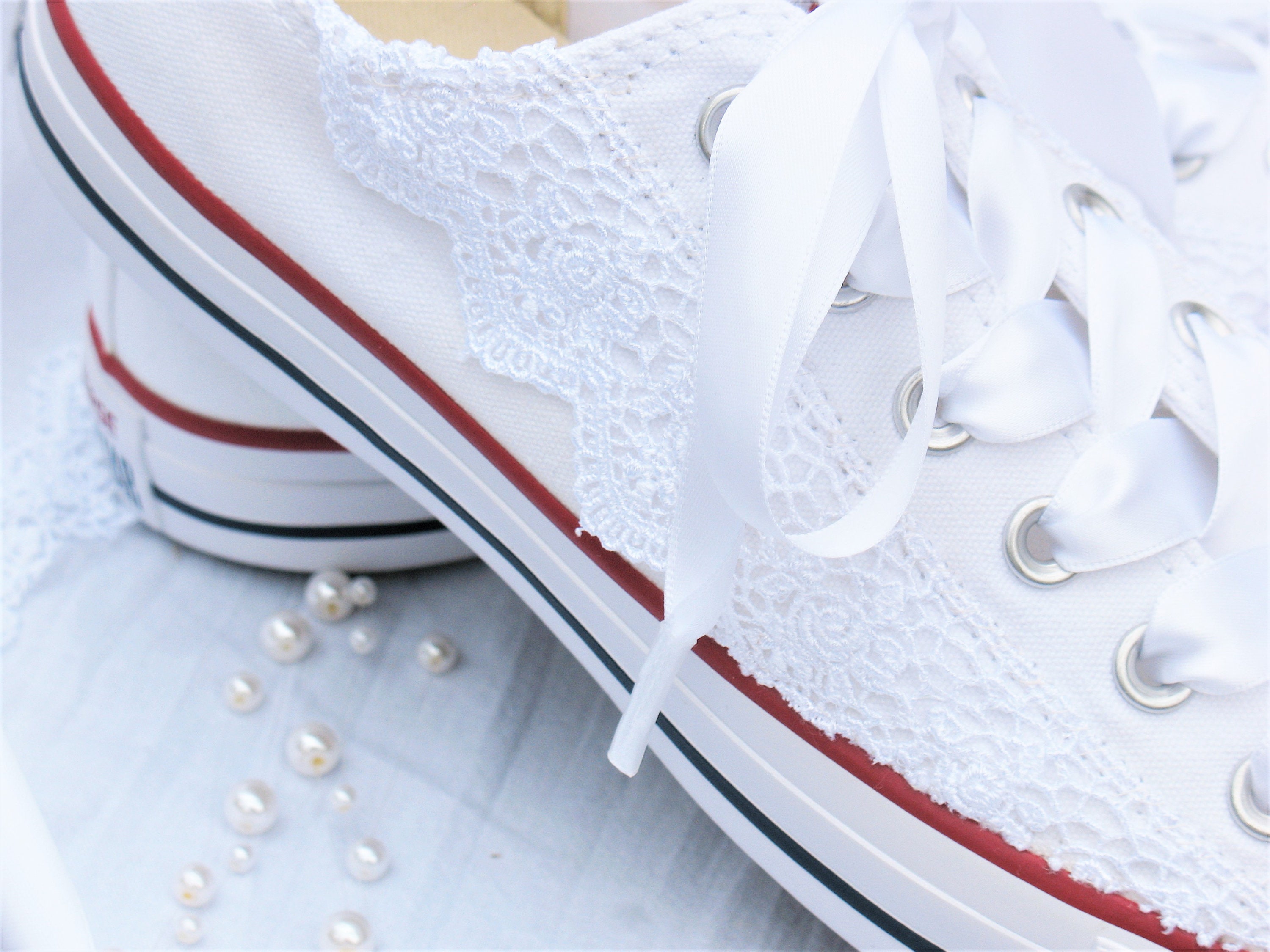 blue wedding converse shoes