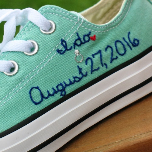 custom keds for wedding