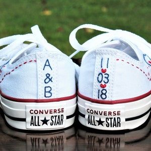 personalized converse wedding