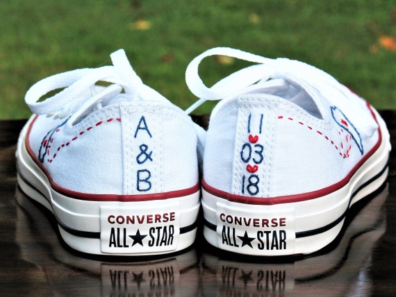 custom made converse for weddings