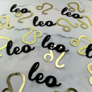 Leo Season Birthday Confetti, Zodiac Sign Confetti, Astrology Birthday Decor, Big Leo Energy, Astrology Birthday Decor, Zodiac Party