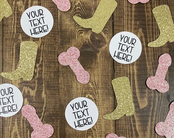 CUSTOM Nashville Bachelorette Confetti, Nashville Bachelorette Decor, Nashville Party Decor, Nash Bach Banner, Nashville Bride, Cowboy Boots