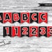 PRINTABLE Black and Red Printable Banner, Printable PDF Banner ...