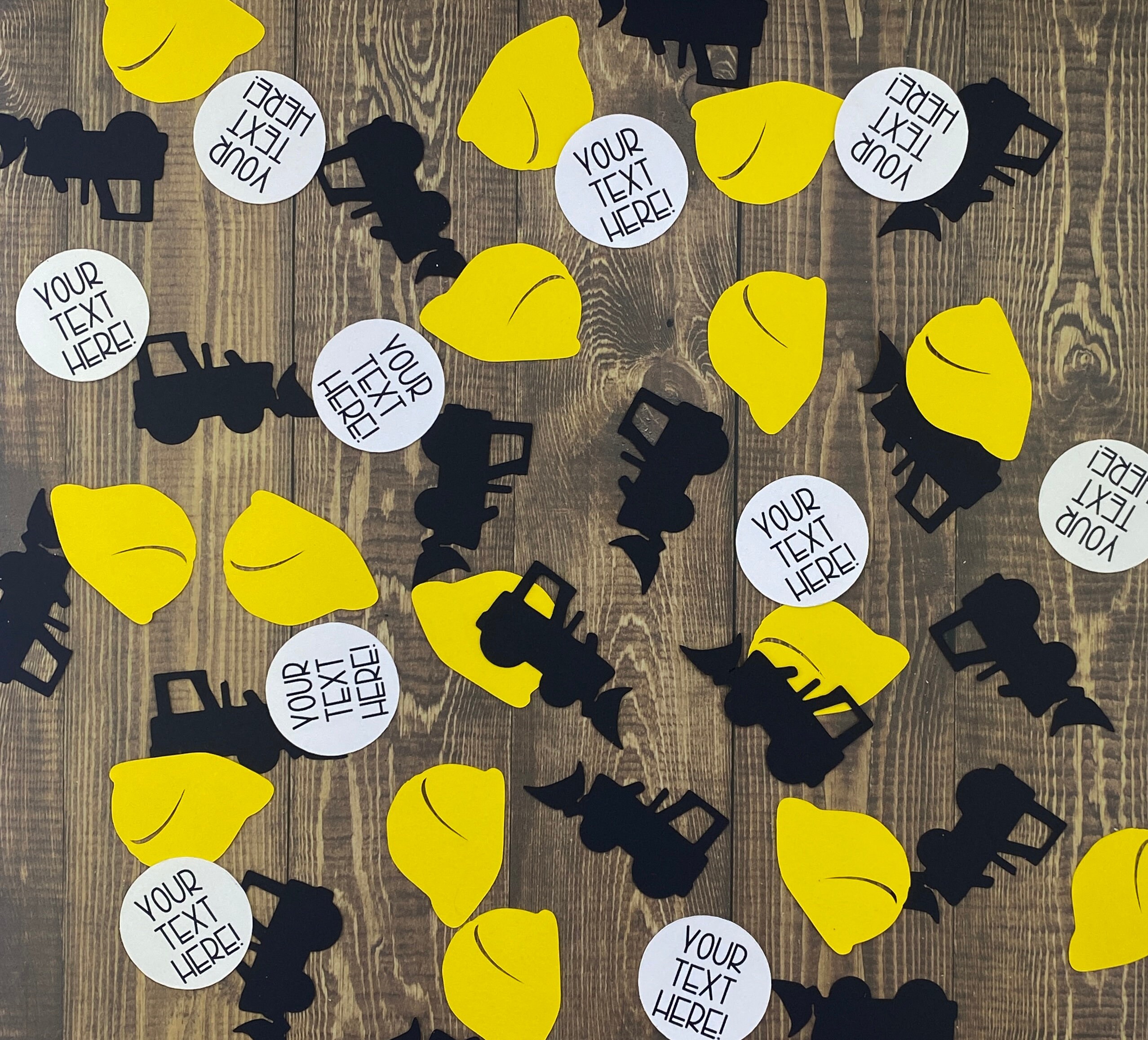 Construction Party Decor Construction Party Confetti Work Zone Party Dump Trucks Under Construction theme Hard Hat theme