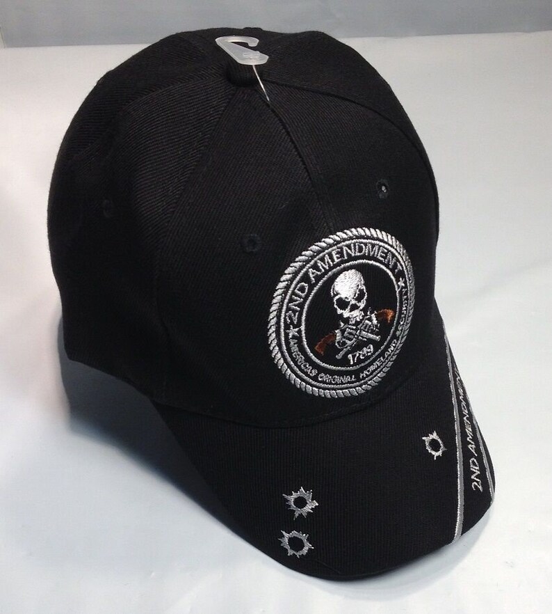 2nd Amendment Ball Cap Biker Patriotic Hat Army USMC Navy Etsy