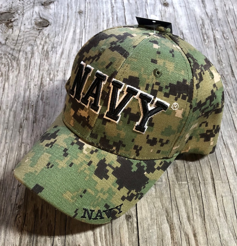 US NAVY Ball Cap NWU Type 3 Iii Green Digital Camo Veteran Aor Etsy