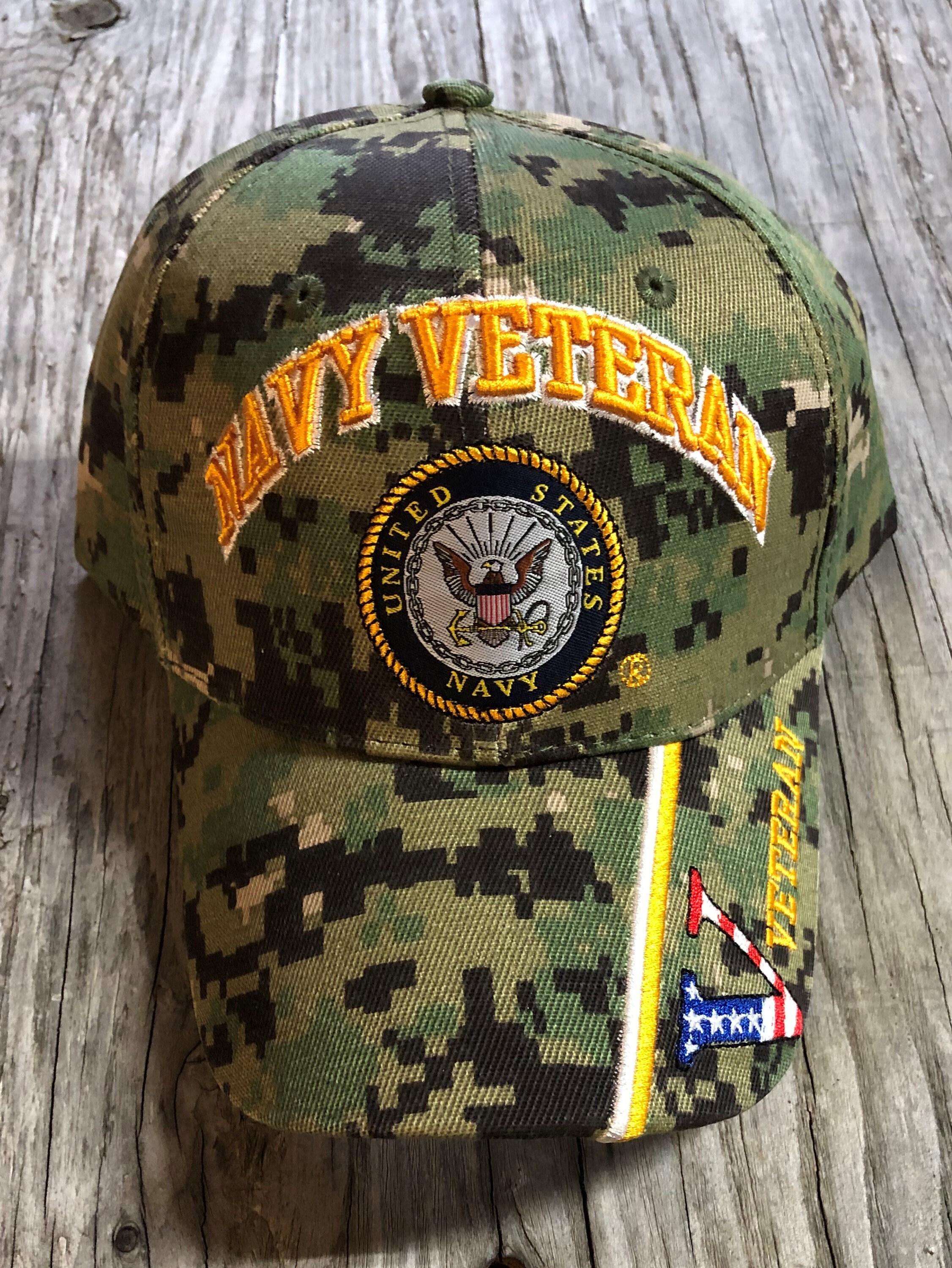 US Navy Veteran Ball Cap NWU Type III Green Digital Camo Aor 2 Etsy UK