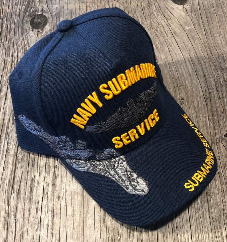 Navy Submarine Service Veteran Ball Cap Silver Dolphins US Sub Etsy UK