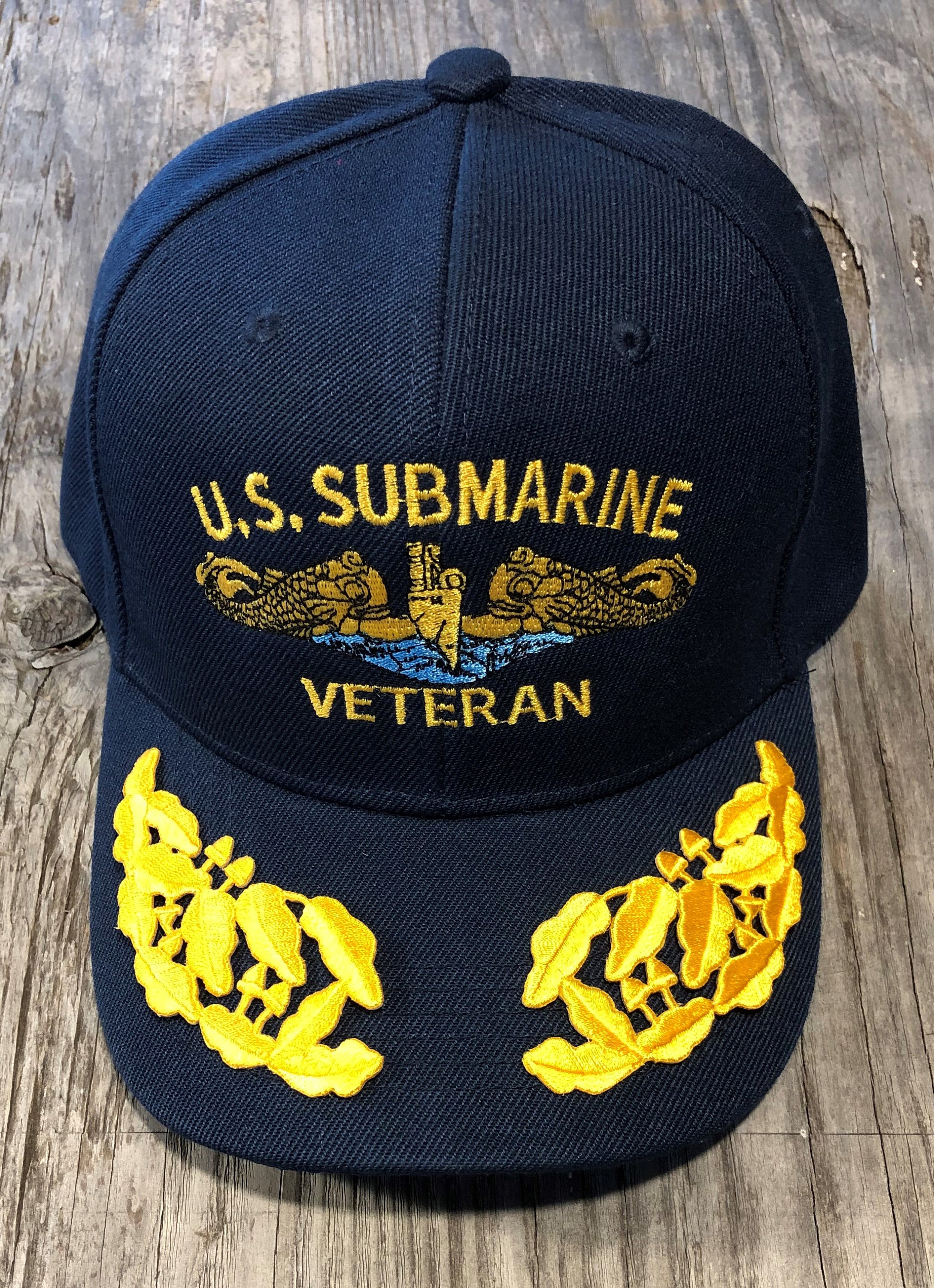 U.S. Submarine Veteran Ball Cap GOLD 