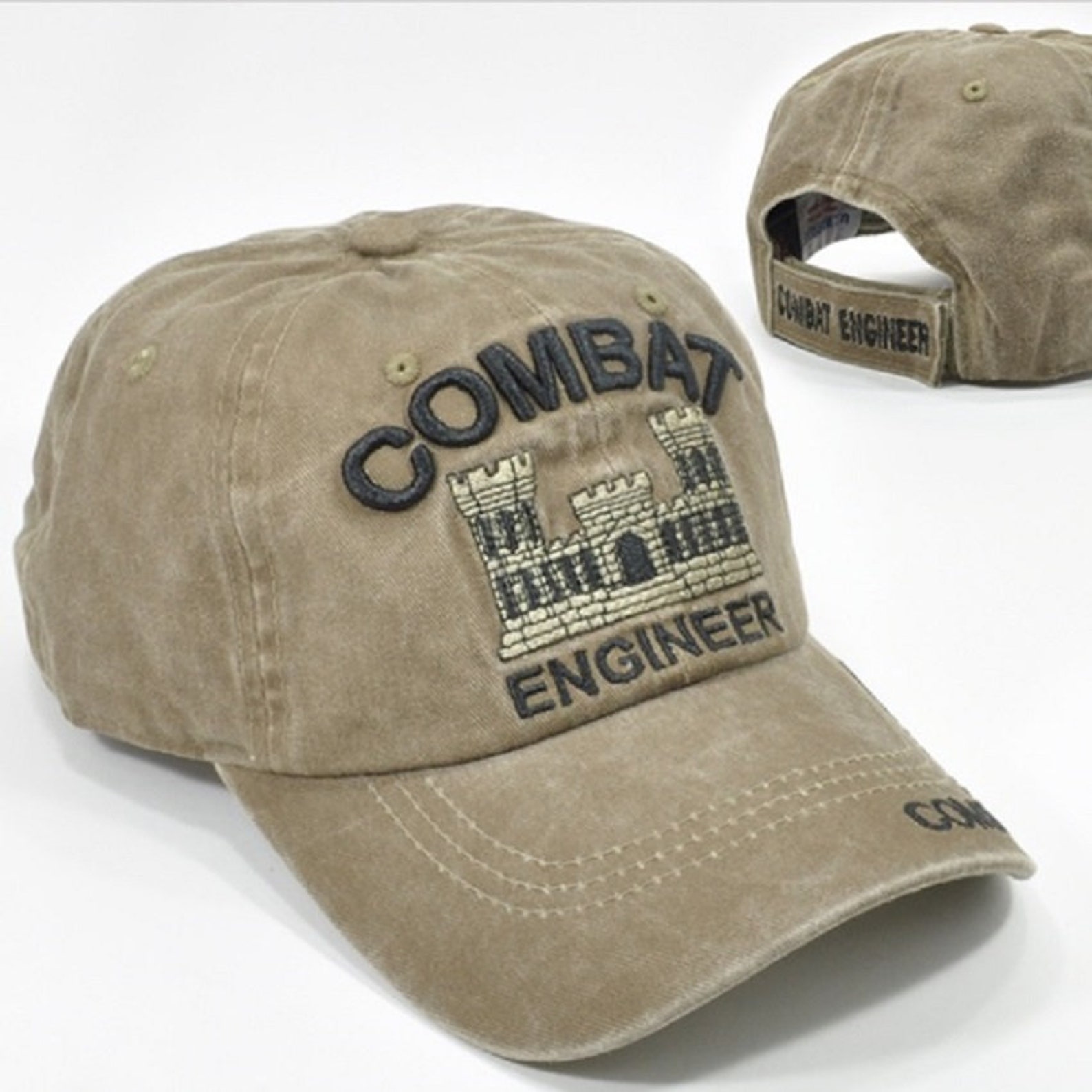 US Army Combat Engineer Ball Cap OEF OIF Gulf War Vet 12B Etsy