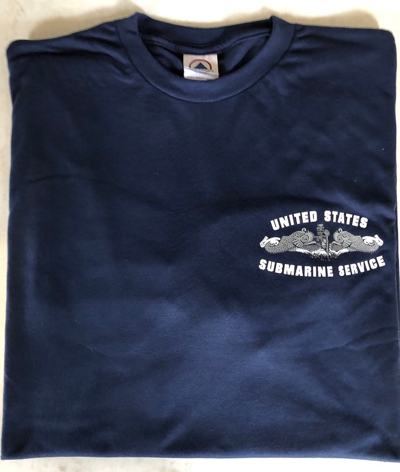 US Navy Submarine Service Tshirt Performance Poly Moisture Wicking