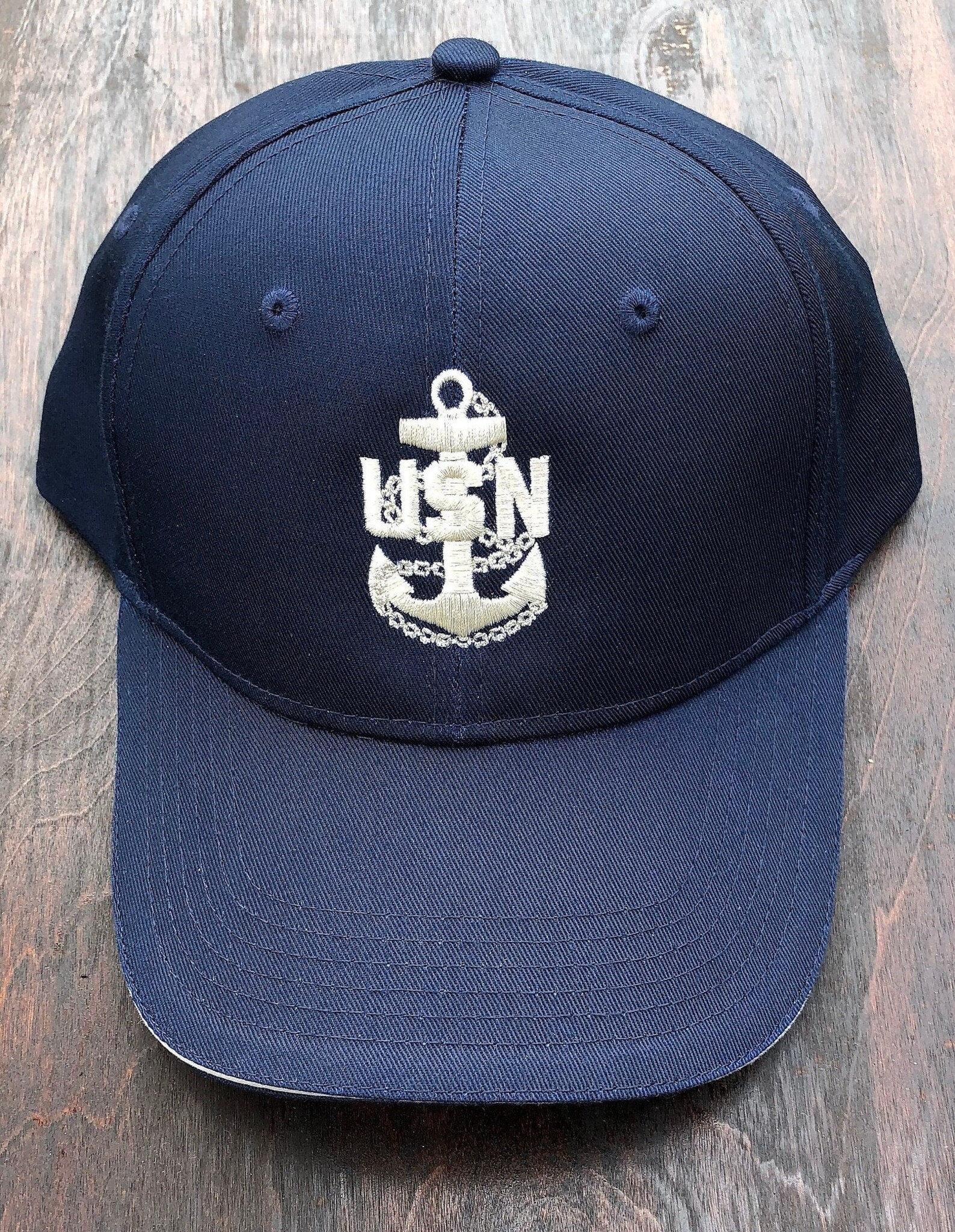 US Navy Chief Petty Officer Ball Cap CPO KHAKI Anchor Veteran Etsy