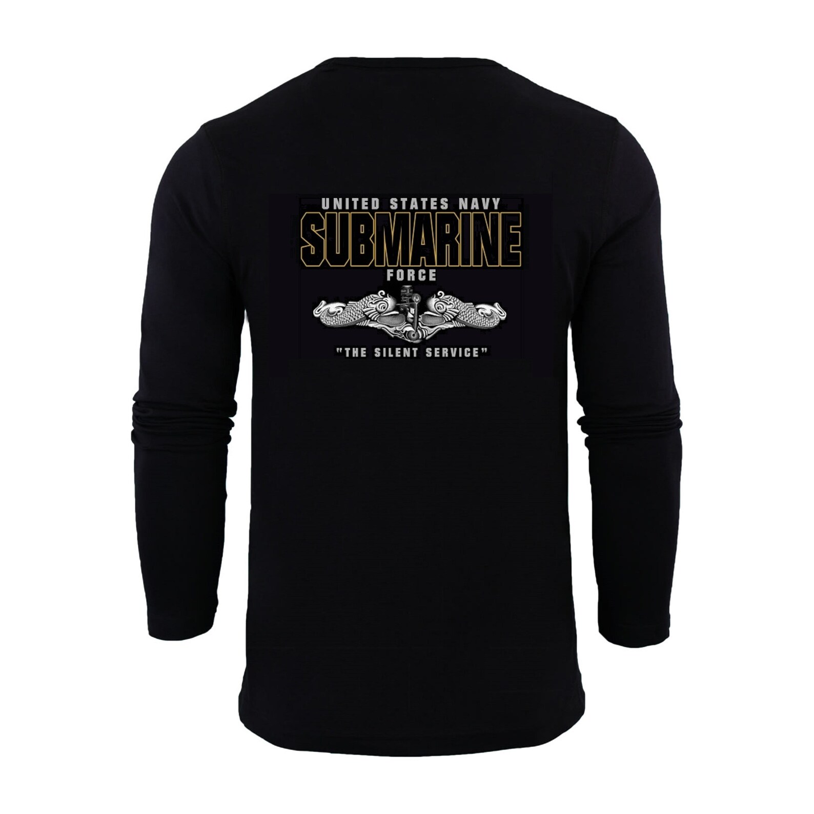 US Navy Submarine Force Long Sleeve Tshirt Sub Vet Silent Etsy