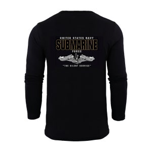 US Navy Submarine Force Long Sleeve T-shirt Sub Vet Silent - Etsy