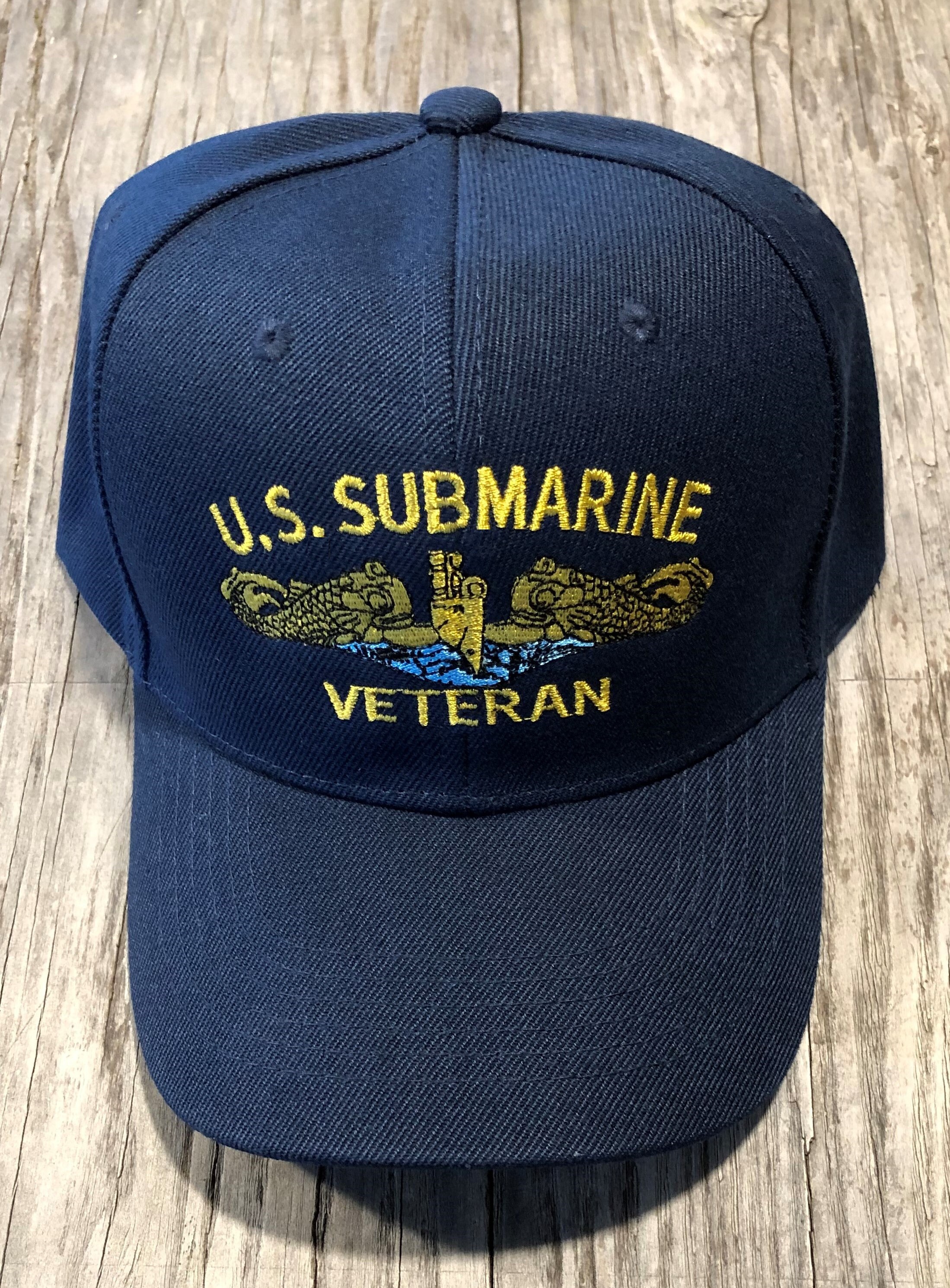 U.S. Submarine Veteran Ball Cap Gold Dolphins Naval Officer Etsy