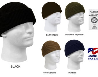 Mens Skull Beanie Structure of The United States Armed Forces Knitted Hat 