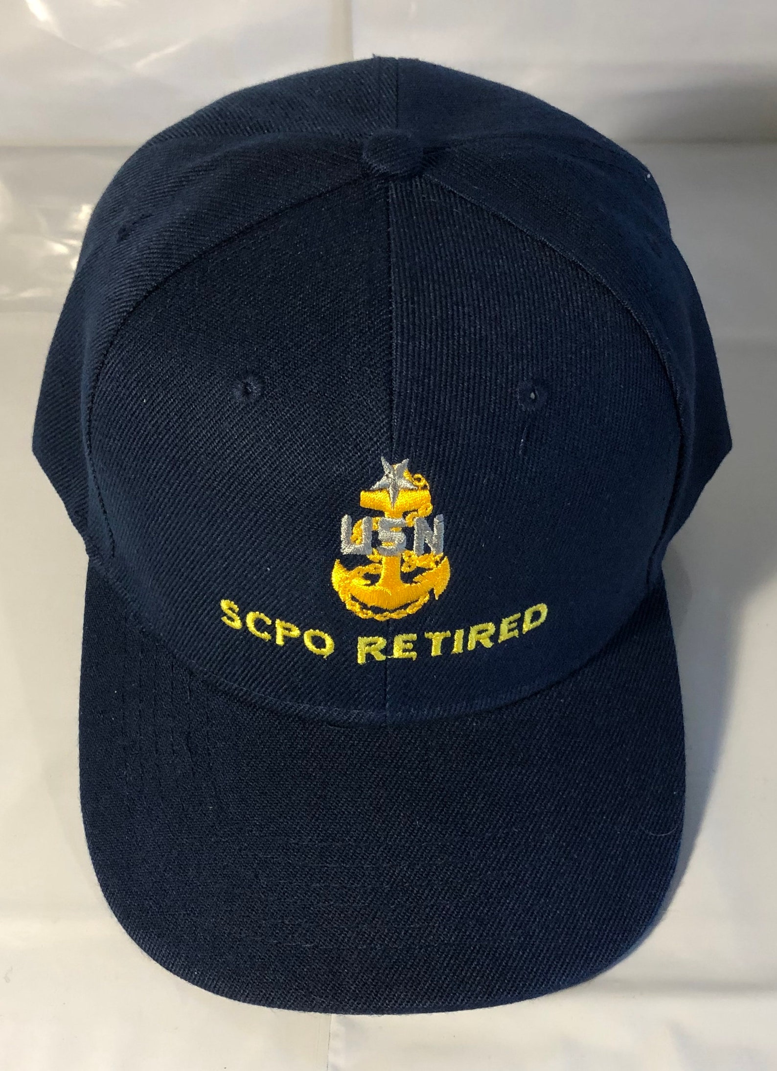 US Navy Senior Chief Petty Officer Retired Ball Cap SCPO Hat - Etsy