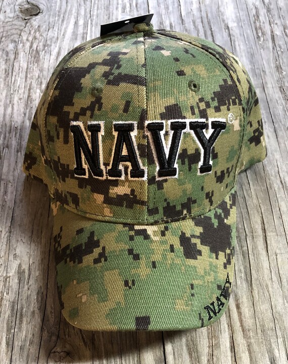 US NAVY Ball Cap NWU Type 3 Iii Green Digital Camo Veteran Aor | Etsy