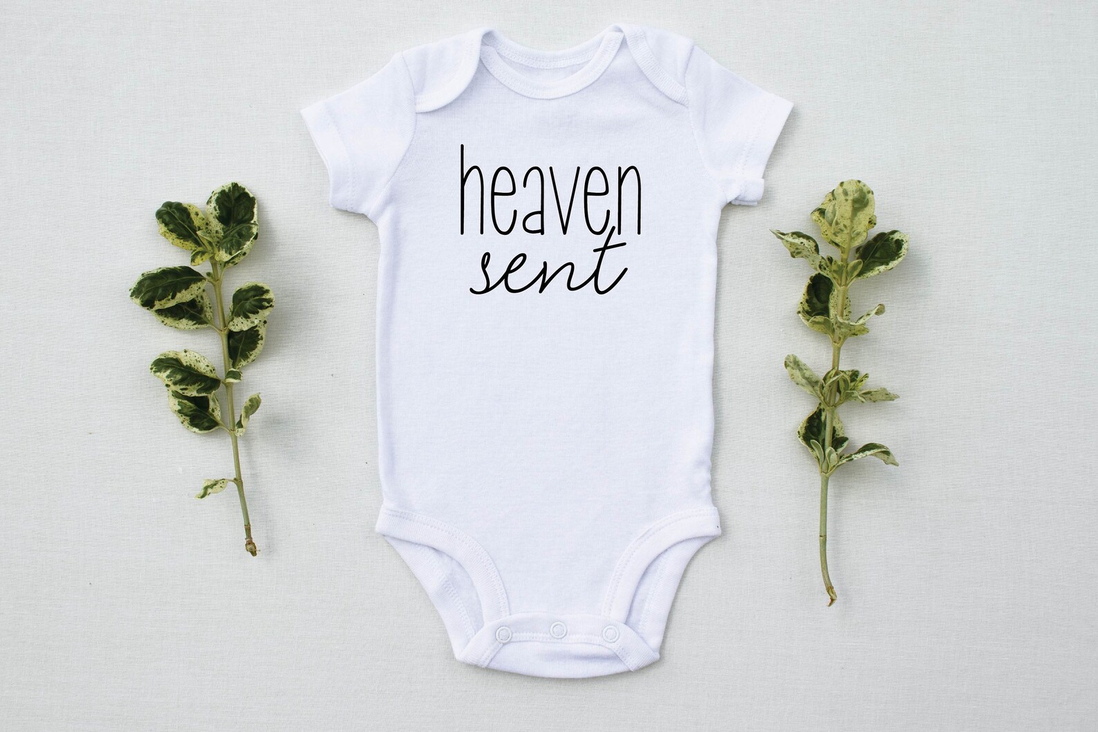 Heaven Sent Onesie® Pregnancy Announcement Onesie® Gift Etsy