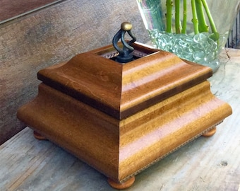 Square Wooden Box