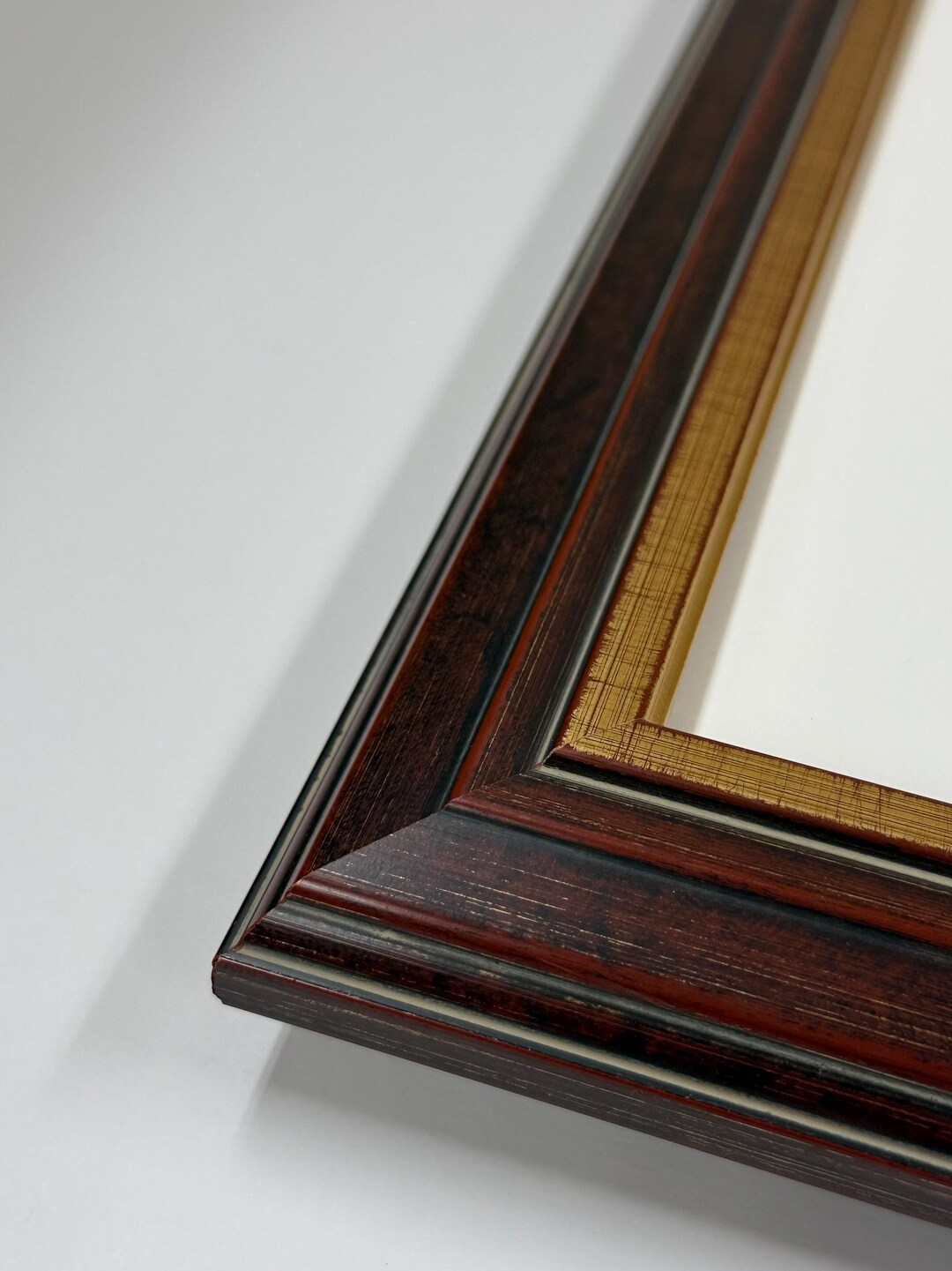 Dark Wood and Gold Picture Frame – Traditional & Contemporary Home ...