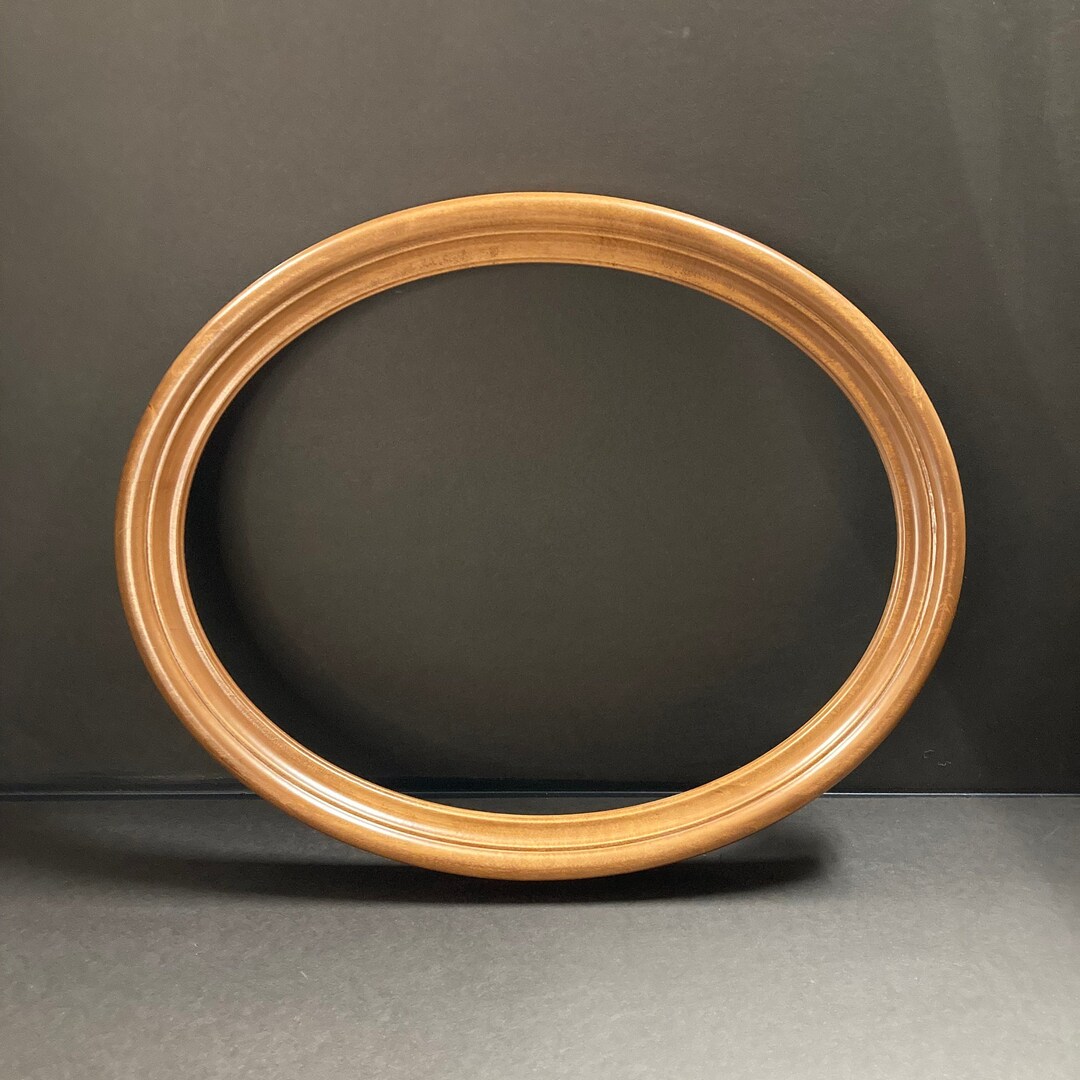 11x14 Oval Frame Solid Wood Etsy