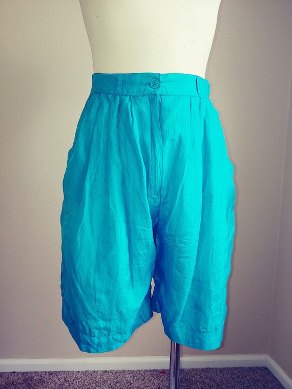 Vintage 80s Silk Shorts