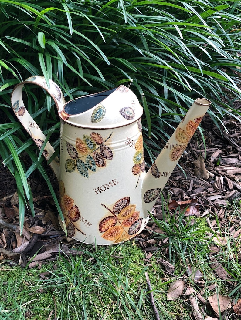 88 Oz Metal Watering Can Garden Can Flower Vase Home Etsy