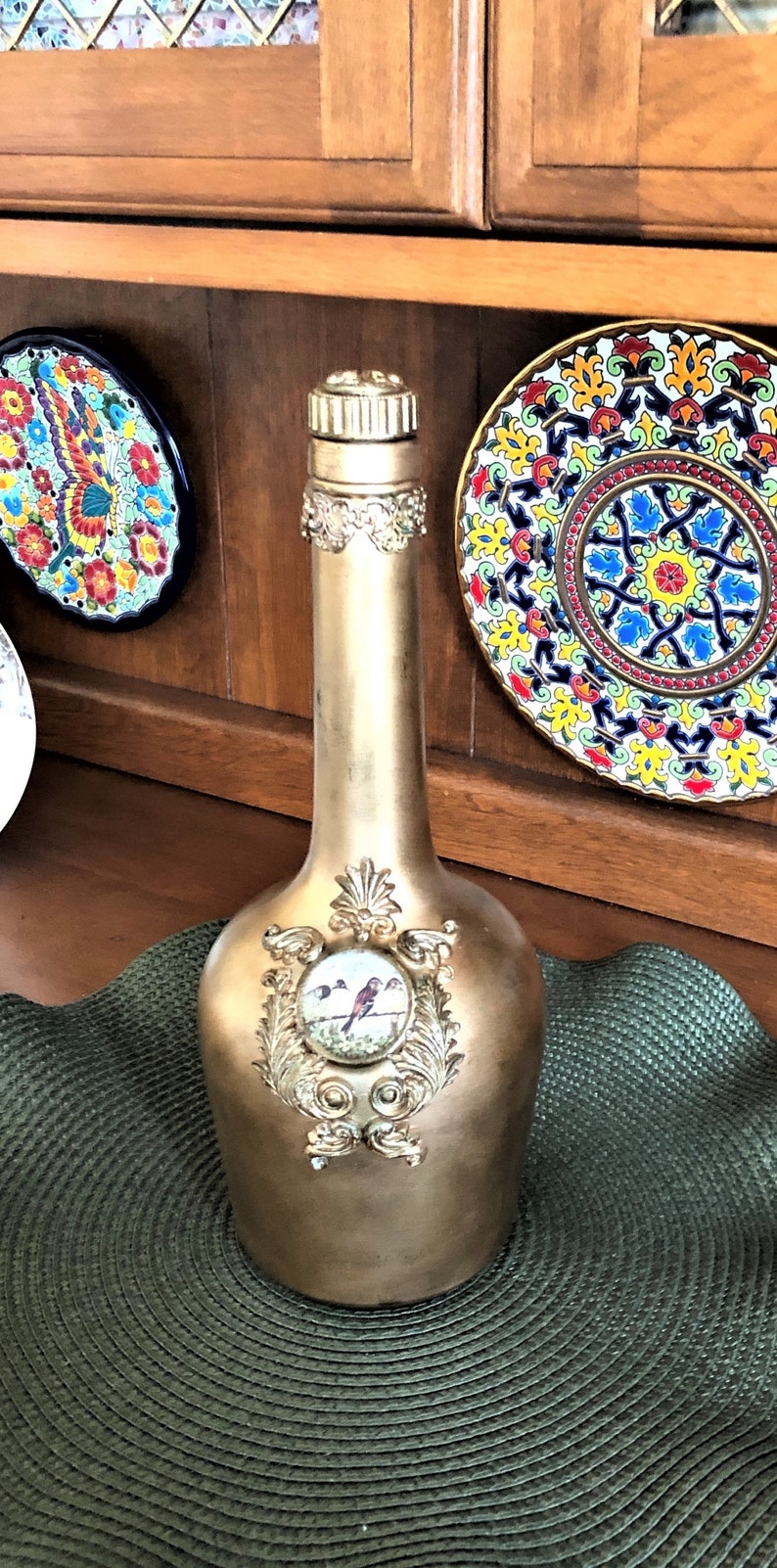 Decorative Antique Style Vanity Bottle Vintage Liquor