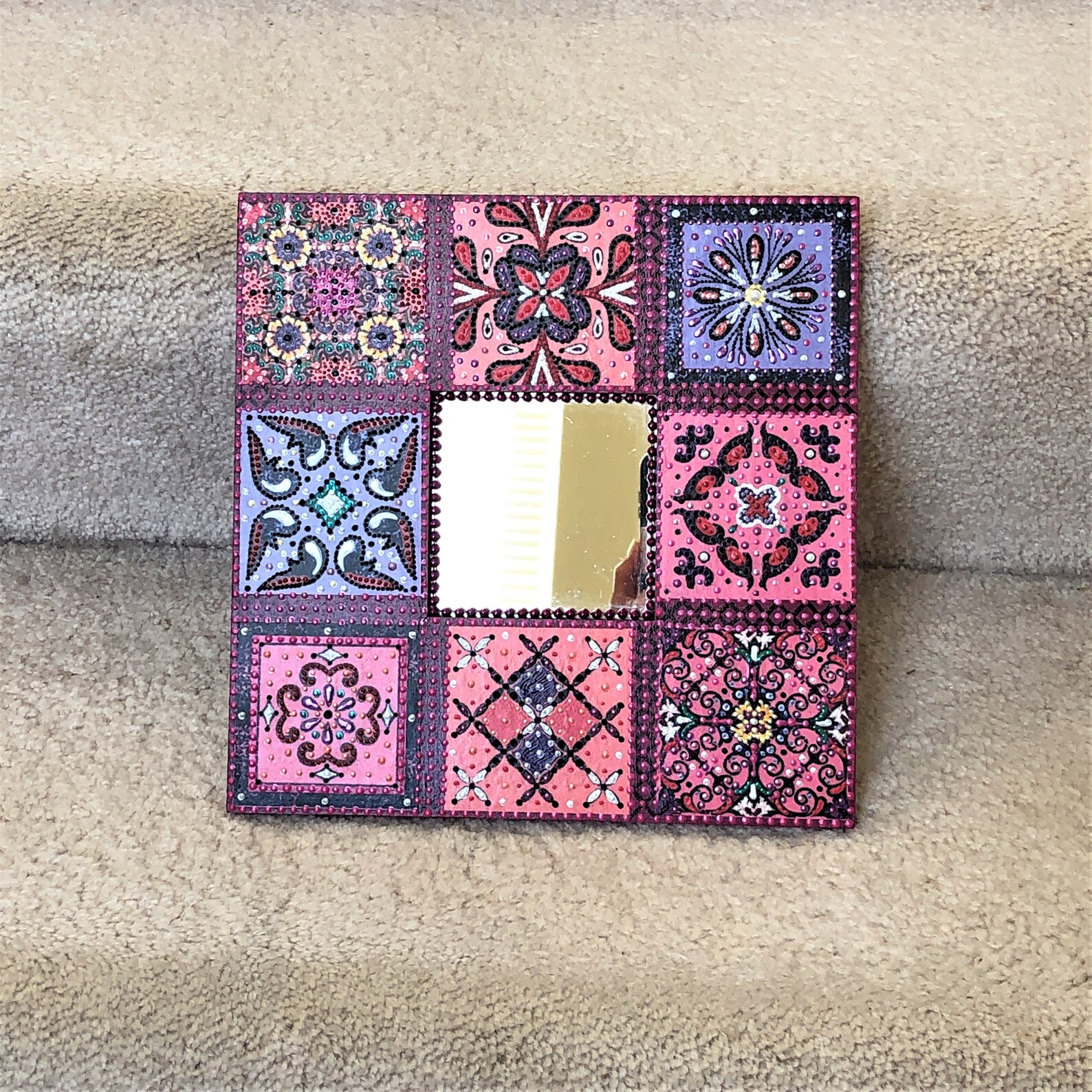 Decorative Small Wall Mirror 10x10 Bathroom Etsy