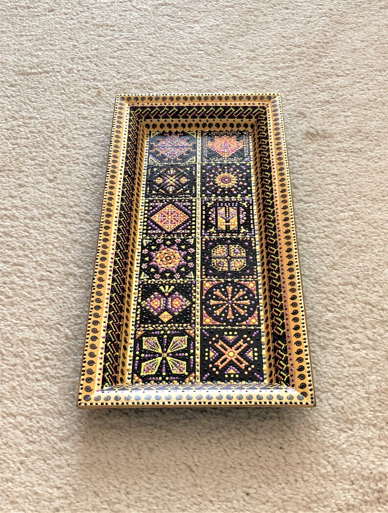 Decorative Serving Tray Vanity Tray Table Tray Bathroom Etsy