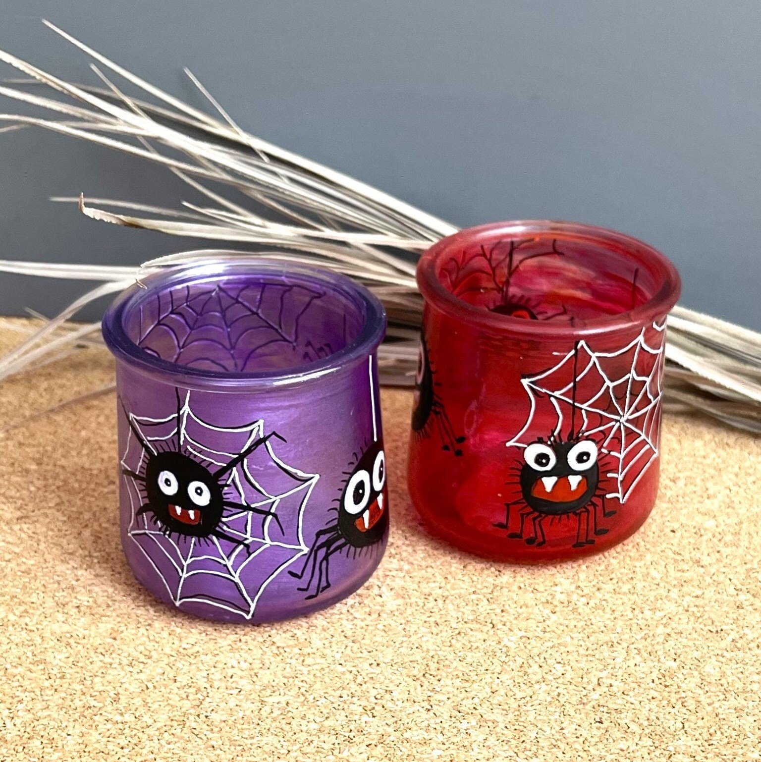 These candle holders were do fun to make. Just buy mighty mend it