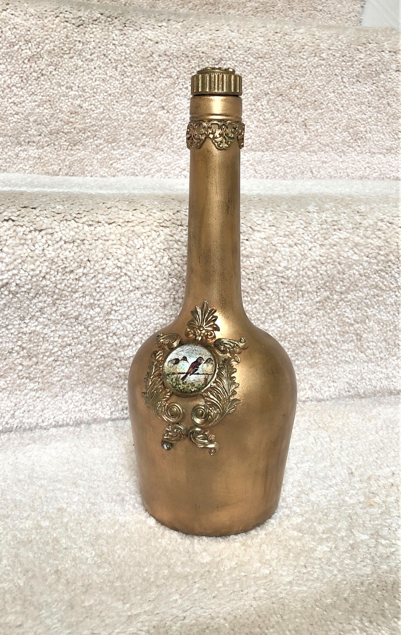 Decorative Antique Style Vanity Bottle Vintage Liquor