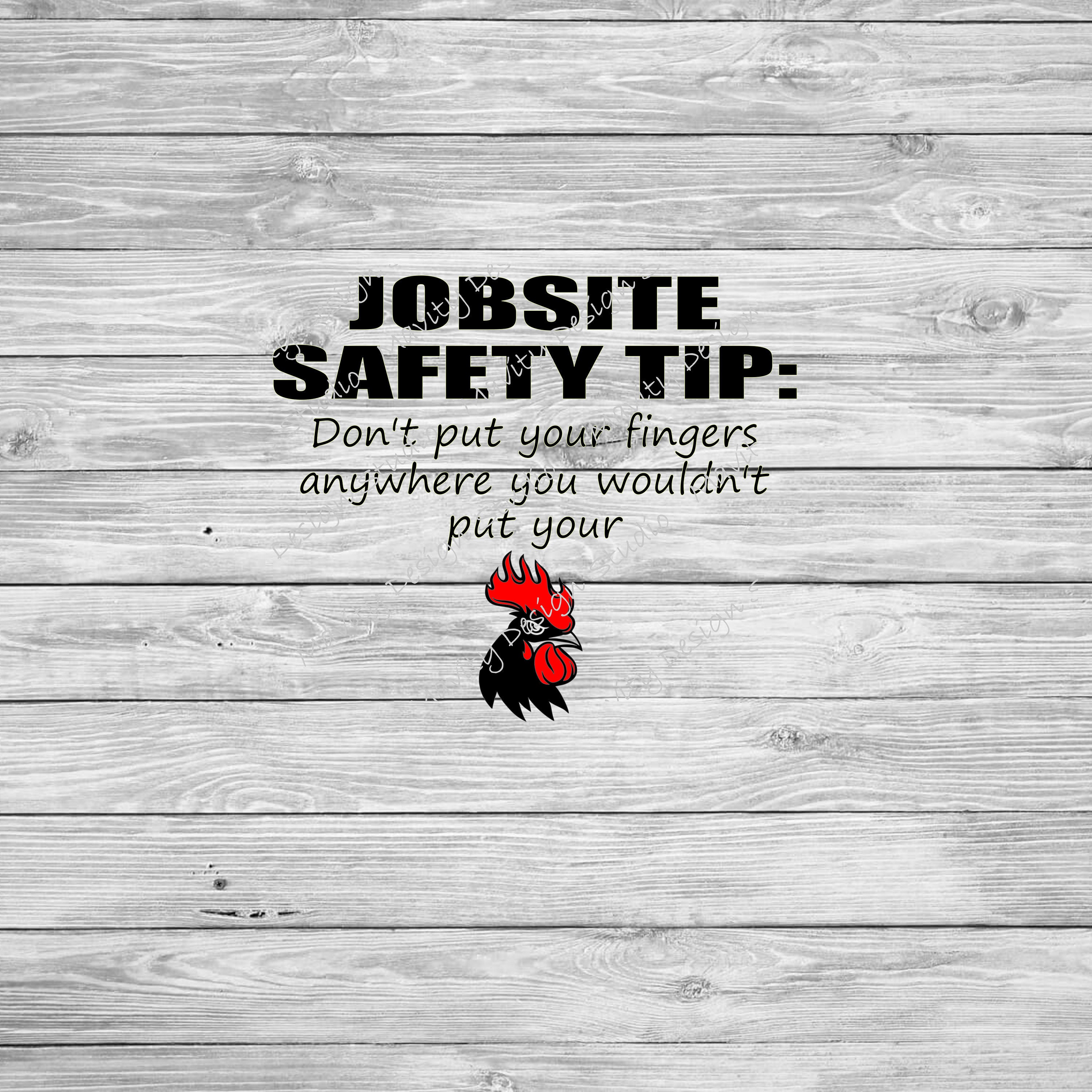 Jobsite safety tip svg SVG for Silhouette Cut Files for Etsy