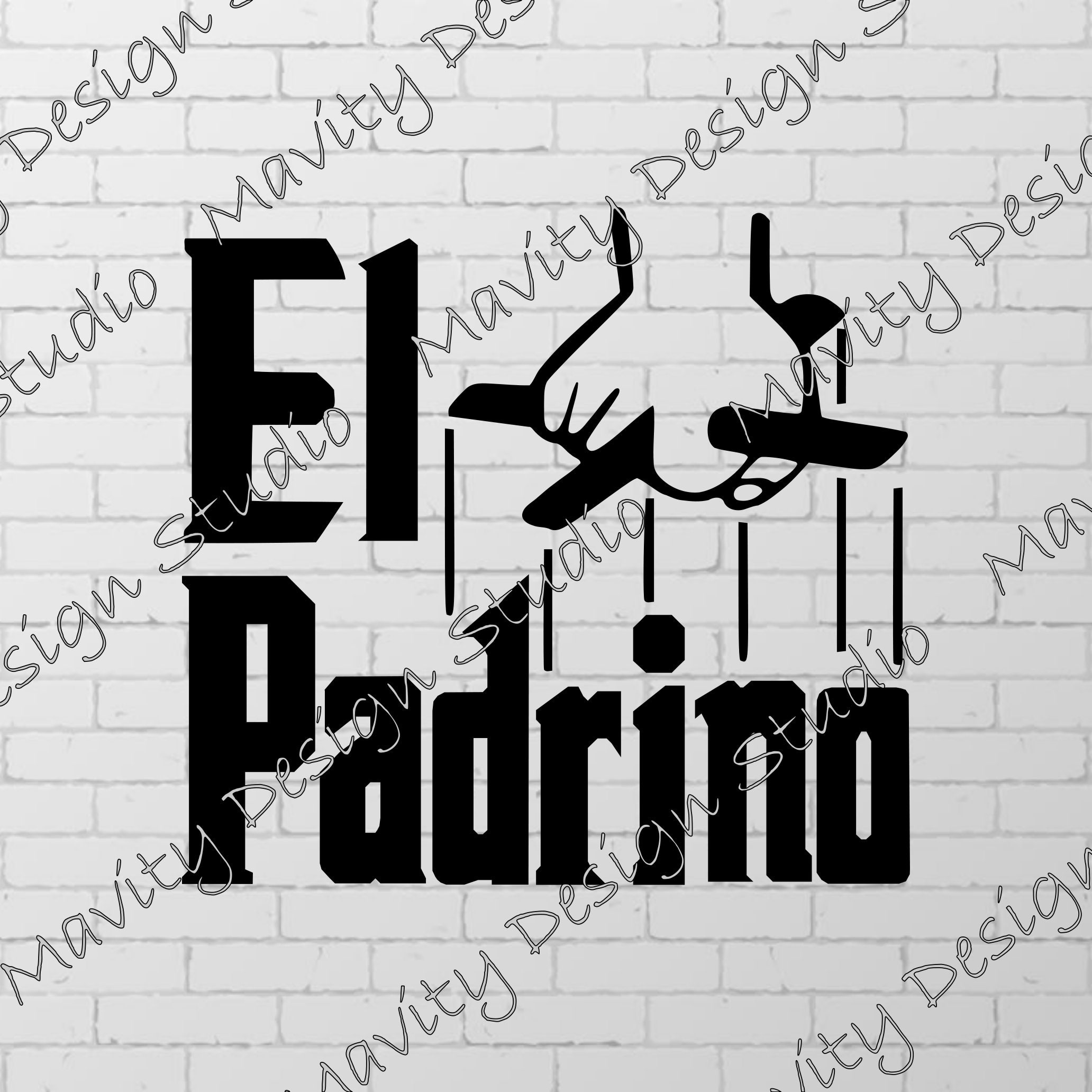 Download El Padrino Svg Png Cut Files For Cricut Svg For Cricut Etsy