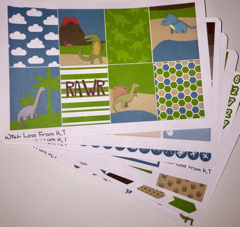 Rawr Planner Sticker Kit