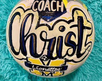 Custom Soccer Ball Hand Painted