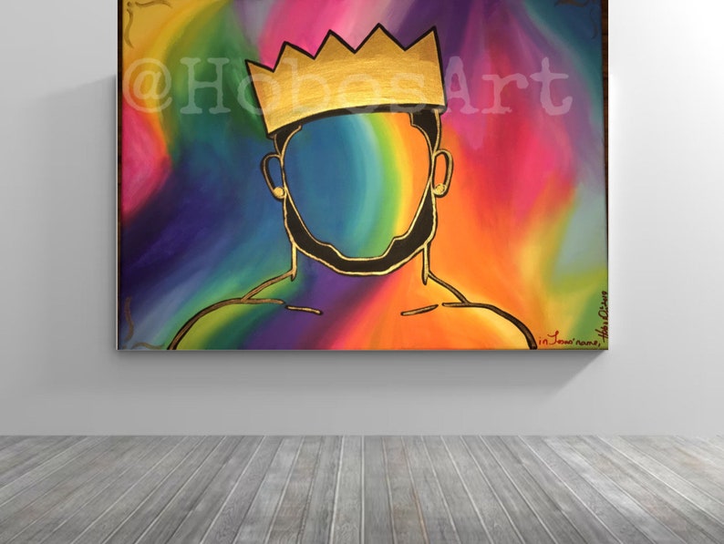 Black King and Queen Wall Art Set Etsy