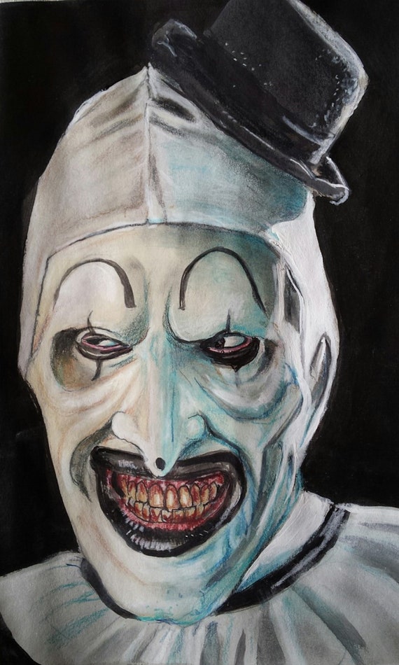 Art the Clown from the movie Terrifier Horror art | Etsy