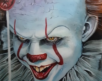 Penny wise the dancing clown bill, Steve McGinnis horror art