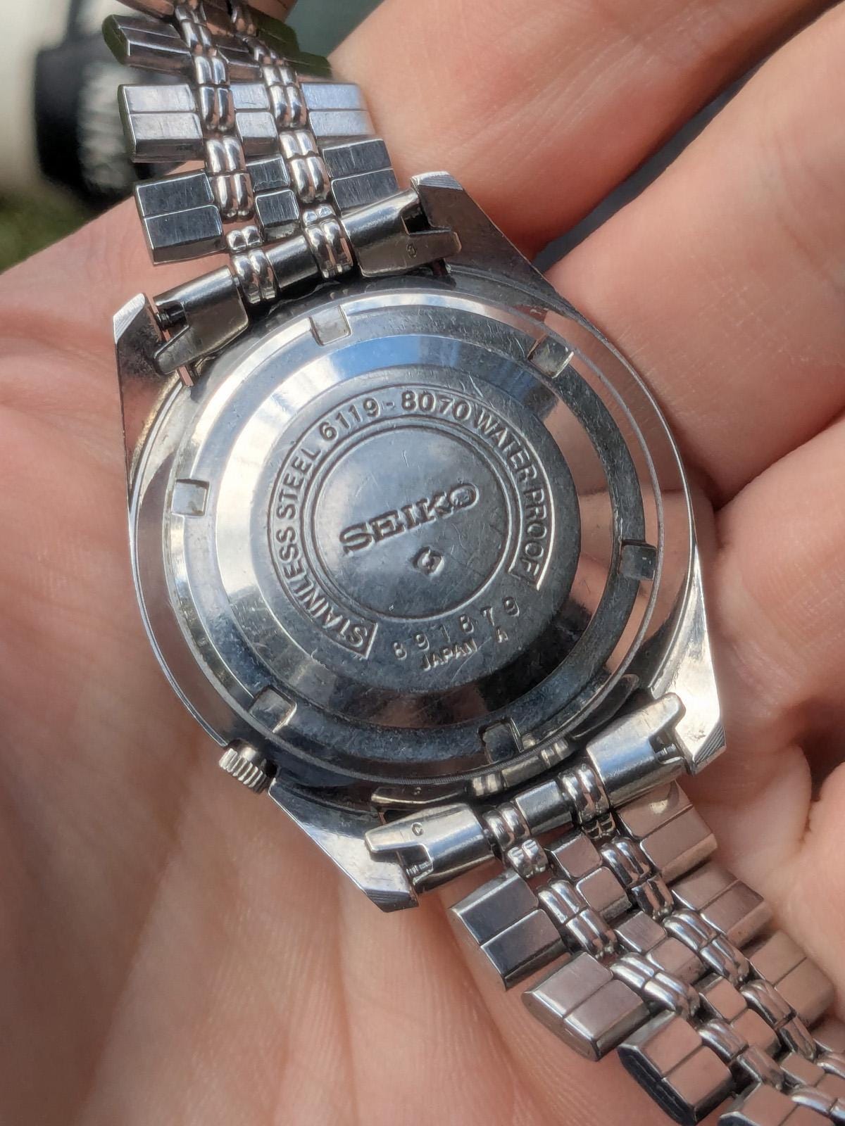 1968 Seiko 5 6119-8070 With Original Bracelet and Custom Handmade