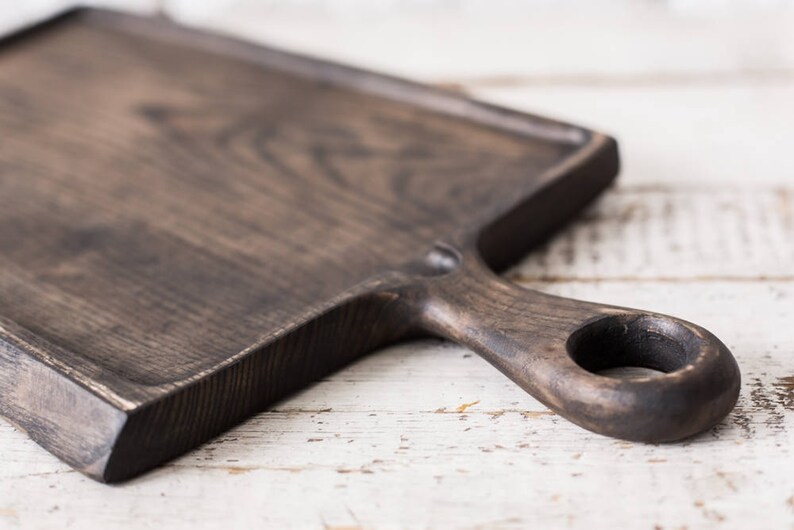 Handmade Hard Wood Large Steak Serving Board Wooden Serving Etsy